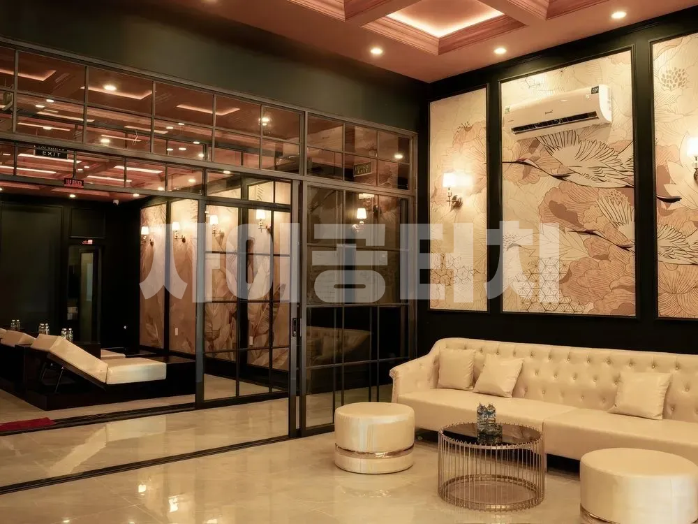 마사지샵 대기 공간