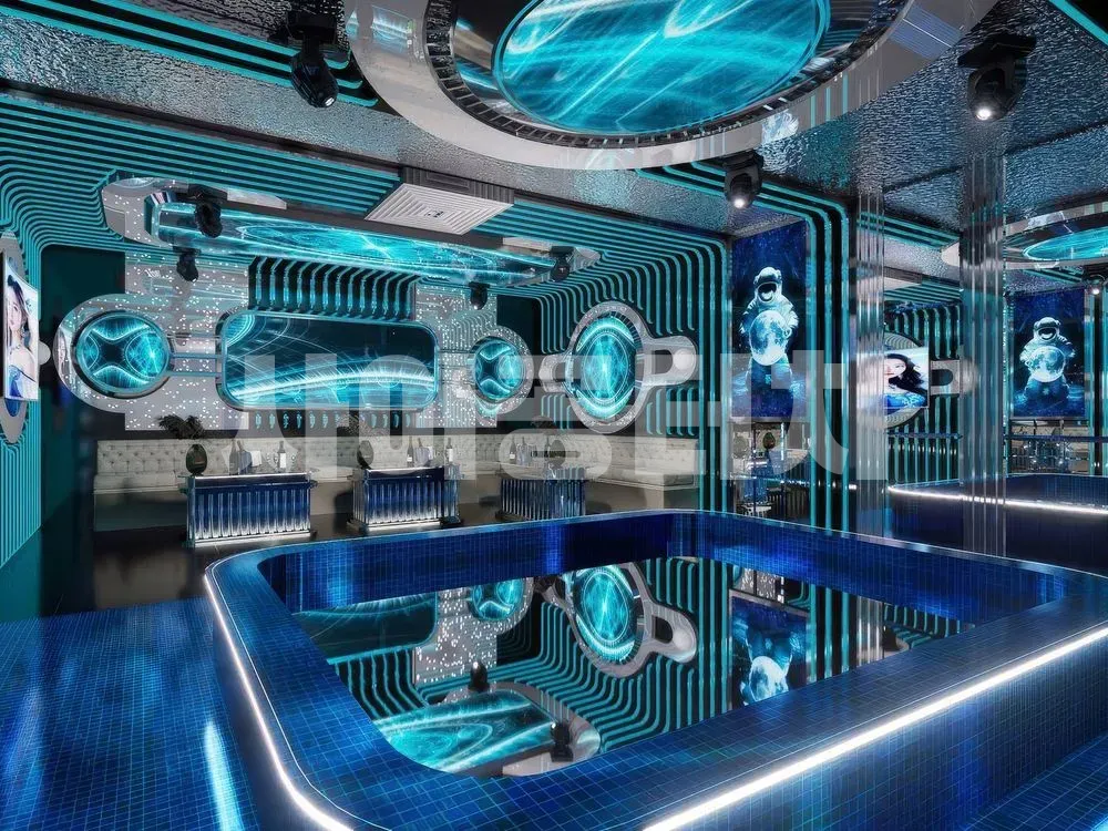 풀 파티 룸 내부