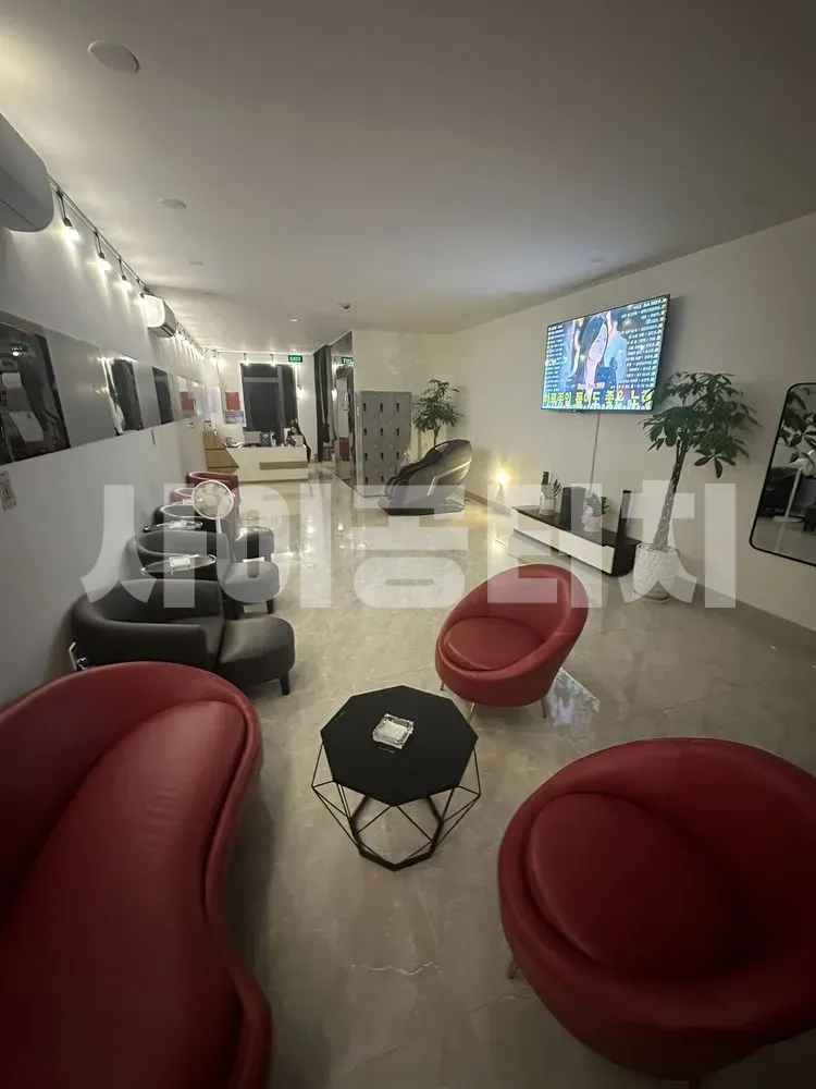 편안한 분위기의 스파 대기실